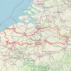 Itinéraire Vlaanderenroute, distance, dénivelé, altitude, carte, profil, trace GPS