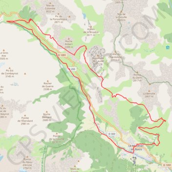 Itinéraire Chemin du roy, distance, dénivelé, altitude, carte, profil, trace GPS