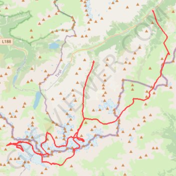 Itinéraire Silvretta raid, distance, dénivelé, altitude, carte, profil, trace GPS