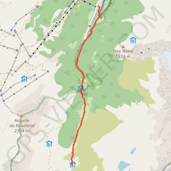 Itinéraire Refuge de la Balme, distance, dénivelé, altitude, carte, profil, trace GPS