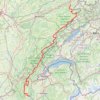 Itinéraire Grande Traversée du Jura à VTT, distance, dénivelé, altitude, carte, profil, trace GPS