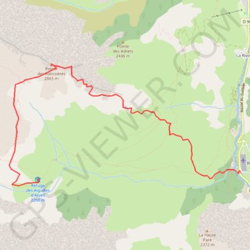 Itinéraire Ratissiere, distance, dénivelé, altitude, carte, profil, trace GPS
