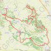 Itinéraire Laurac Fanjeaux, distance, dénivelé, altitude, carte, profil, trace GPS