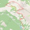 Itinéraire Pic d'Escreins par les crêtes de Cugulet et d'Agnès depuis la Basse Rua, distance, dénivelé, altitude, carte, profil, trace GPS