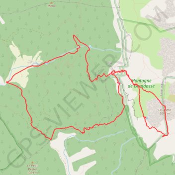 Itinéraire Course du Glandasse 210616 MBR, distance, dénivelé, altitude, carte, profil, trace GPS