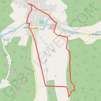 Itinéraire Les Sept charmes, distance, dénivelé, altitude, carte, profil, trace GPS
