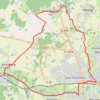 Itinéraire Autour de Bourges, distance, dénivelé, altitude, carte, profil, trace GPS
