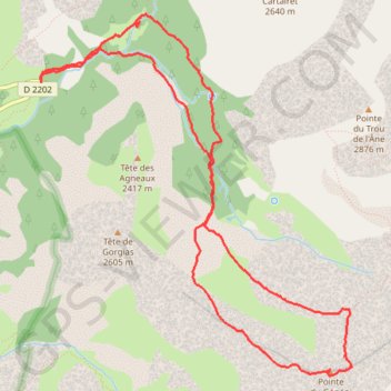 Itinéraire Pointe du Génépi, distance, dénivelé, altitude, carte, profil, trace GPS