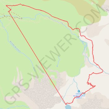Itinéraire Lac de Maucapera, distance, dénivelé, altitude, carte, profil, trace GPS