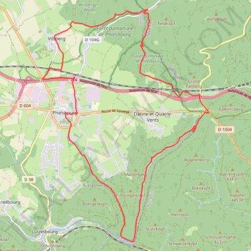 Itinéraire trace, distance, dénivelé, altitude, carte, profil, trace GPS
