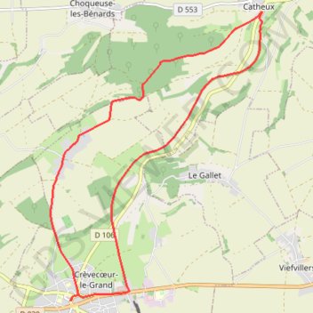 Itinéraire La Vallée Madame, distance, dénivelé, altitude, carte, profil, trace GPS