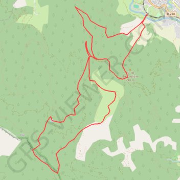 Itinéraire Croix de justin-Col du Lion - Col du Beaufayn, distance, dénivelé, altitude, carte, profil, trace GPS