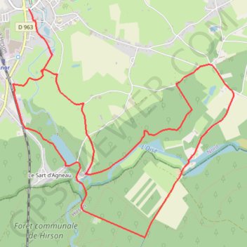 Itinéraire Circuit des forges d Anor, distance, dénivelé, altitude, carte, profil, trace GPS