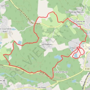 Itinéraire Les Gendarmes Et Les Voleurs De Temps en Limousin, distance, dénivelé, altitude, carte, profil, trace GPS