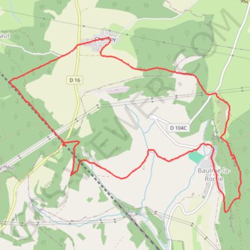 Itinéraire Baulme la Roche, distance, dénivelé, altitude, carte, profil, trace GPS