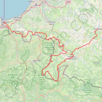 Itinéraire GTPB intégralité GPS, distance, dénivelé, altitude, carte, profil, trace GPS