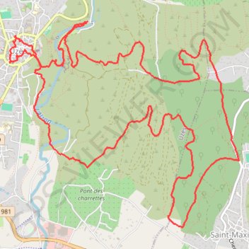 Itinéraire Uzès et le sentier des Capitelles, distance, dénivelé, altitude, carte, profil, trace GPS