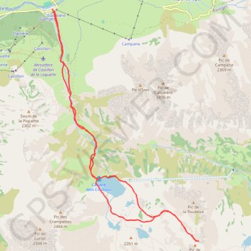 Itinéraire Pic de Tracens, distance, dénivelé, altitude, carte, profil, trace GPS