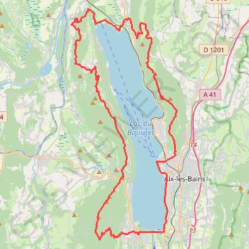 Itinéraire Trail du tour du lac, distance, dénivelé, altitude, carte, profil, trace GPS