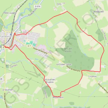 Itinéraire Randonnée, distance, dénivelé, altitude, carte, profil, trace GPS