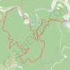 Itinéraire Vallée de la Cèze par Montclus, distance, dénivelé, altitude, carte, profil, trace GPS