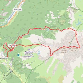 Itinéraire Bucle Taillefer, distance, dénivelé, altitude, carte, profil, trace GPS