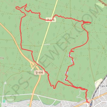 Itinéraire Fontainebleau Tour Denecourt, distance, dénivelé, altitude, carte, profil, trace GPS