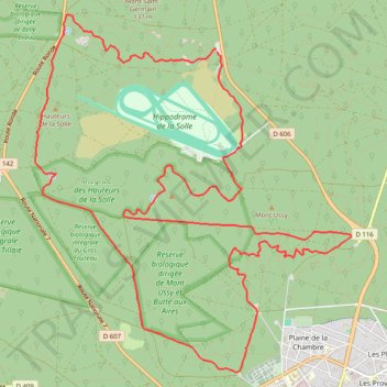 Itinéraire 77F9-18 / Fontainebleau Cabaret Masson - 17 km - Par Jacky L IBP 44_1, distance, dénivelé, altitude, carte, profil, trace GPS