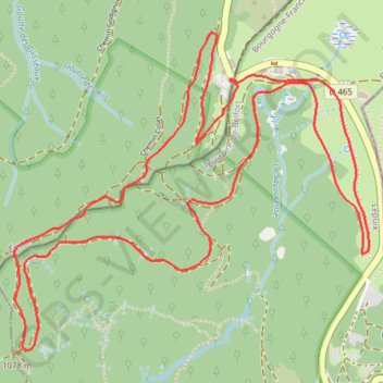 Itinéraire Ballon d'Alsace, distance, dénivelé, altitude, carte, profil, trace GPS