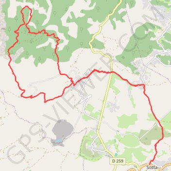Itinéraire Trail de Bitalza Sotta Bitalza Sotta, distance, dénivelé, altitude, carte, profil, trace GPS
