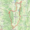 Itinéraire Sur les crêtes du piémont Pyrenéen, distance, dénivelé, altitude, carte, profil, trace GPS