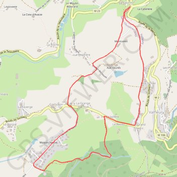 Itinéraire Randonnée du 07/12/2023 à 08:59, distance, dénivelé, altitude, carte, profil, trace GPS