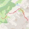 Itinéraire Combe de Tardevant - Tête de Paccaly (Aravis), distance, dénivelé, altitude, carte, profil, trace GPS