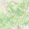 Itinéraire VTT en Toscane d'Auvergne : Sud-Est par Isserteaux, distance, dénivelé, altitude, carte, profil, trace GPS