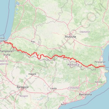 Itinéraire GR 10 : Traversée des Pyrénées, distance, dénivelé, altitude, carte, profil, trace GPS