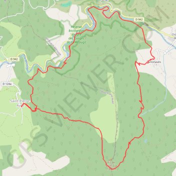 Itinéraire Gorges de Méouge, distance, dénivelé, altitude, carte, profil, trace GPS