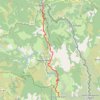 Itinéraire GR700 - Etape 5, distance, dénivelé, altitude, carte, profil, trace GPS
