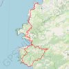 Itinéraire E12 - Calvi - Porto, distance, dénivelé, altitude, carte, profil, trace GPS