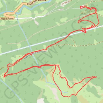 Itinéraire Balade en vallée d'Aure, distance, dénivelé, altitude, carte, profil, trace GPS
