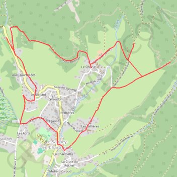 Itinéraire Boucle du Belvédère - Sappey-en-Chartreuse, distance, dénivelé, altitude, carte, profil, trace GPS