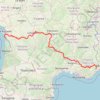 Itinéraire GR4: de Royan à Grasse, distance, dénivelé, altitude, carte, profil, trace GPS