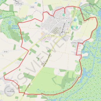 Itinéraire Entre Mès et Brière, d’un marais à l’autre - Saint-Lyphard, distance, dénivelé, altitude, carte, profil, trace GPS