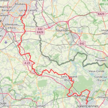Itinéraire trace_principale, distance, dénivelé, altitude, carte, profil, trace GPS