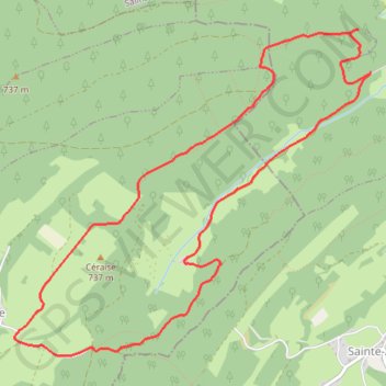 Itinéraire Belvédères de Nans-Sous-Sainte-Anne, distance, dénivelé, altitude, carte, profil, trace GPS