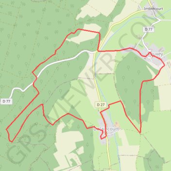 Itinéraire La Sermone - Dolaincourt, distance, dénivelé, altitude, carte, profil, trace GPS