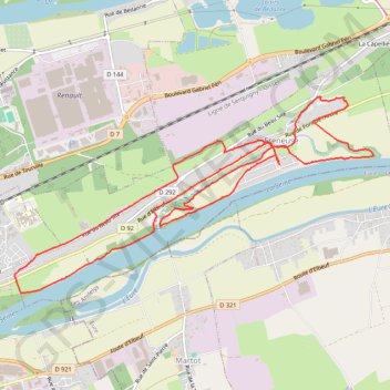 Itinéraire Randonnée Freneuse, distance, dénivelé, altitude, carte, profil, trace GPS