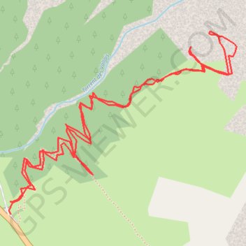 Itinéraire Roche colombe, distance, dénivelé, altitude, carte, profil, trace GPS