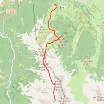 Itinéraire Lacs de Consaterre, distance, dénivelé, altitude, carte, profil, trace GPS