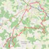 Itinéraire Jonzac 4 30kms, distance, dénivelé, altitude, carte, profil, trace GPS