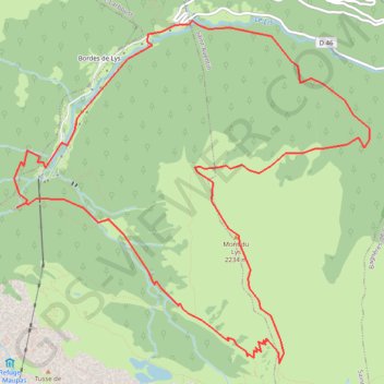 Itinéraire Mont du Lys, distance, dénivelé, altitude, carte, profil, trace GPS